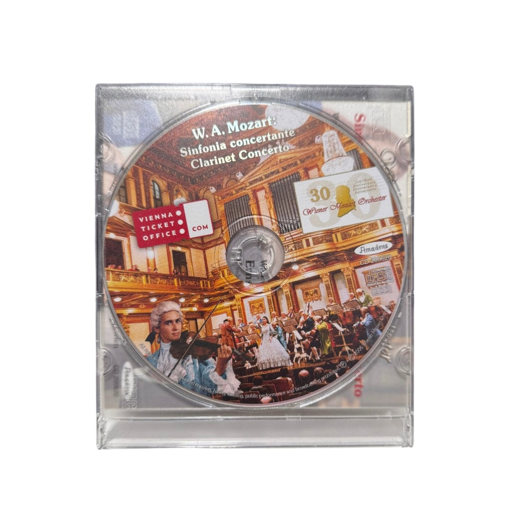 Mozart Sinfonia Concertante Clarinet Concerto Wiener Mozart Orchester CD
